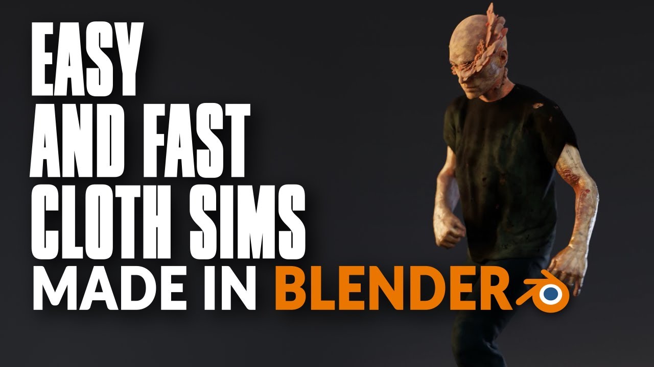EASY FAST CLOTH SIMS IN BLENDER - YouTube