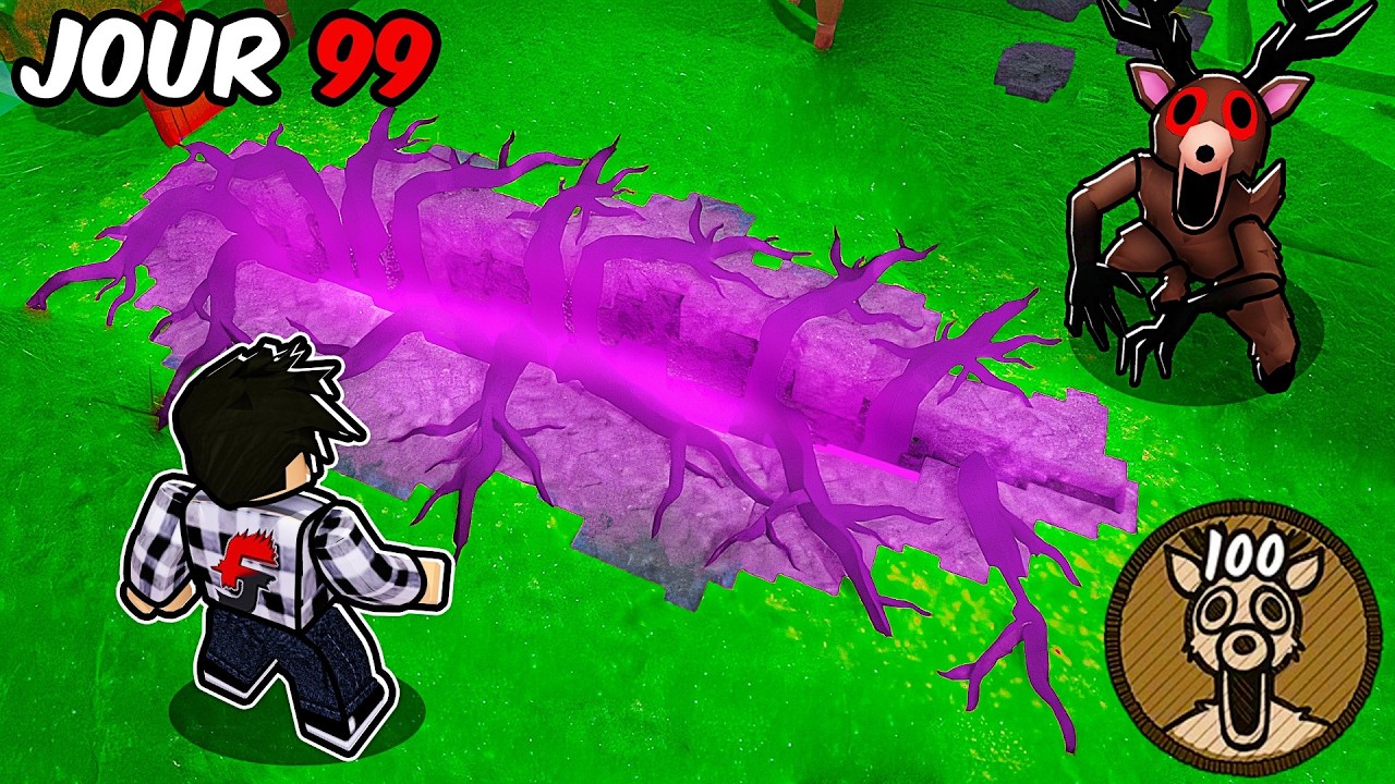 Survivre 99 Nuits dans la Forêt ! (MODE DIFFICILE)