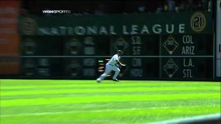 2012/07/25 Jones' difficult catch