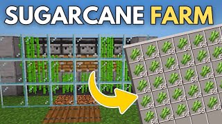 How To Make AFK Sugarcane Farm in Minecraft (Easy)