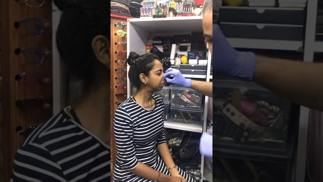 #NOSE #PIERCING BY AJ ALVA 9967770644 - YouTube