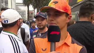 F1 2022 lando Norris Interview Mexican GP