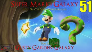 Super Mario Galaxy (Wii) Part 51: Gusty Garden Galaxy (Luigi)