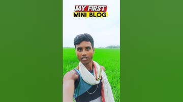 my first😀 mini blog🥰#trending #vlog #minivlog #farming #dailyvlog  #firstvlog #viral