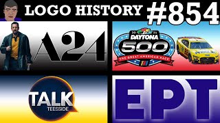 LOGO HISTORY #854  A24, Daytona 500, TalkTeesside & Hellenic Broadcasting Corporation