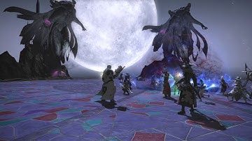 Final Fantasy XIV: Dun Scaith 24 Man Raid  Last Boss Diablos