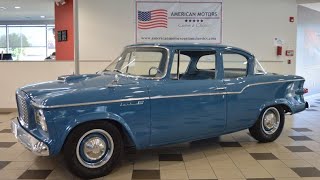 1960 Studebaker Lark V8 Manual @ American Motors San Jose ! Driving Video