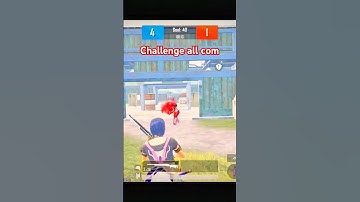 Challenge All Com #pubg #bgmi #tdm #room #shorts #short #youtubshorts