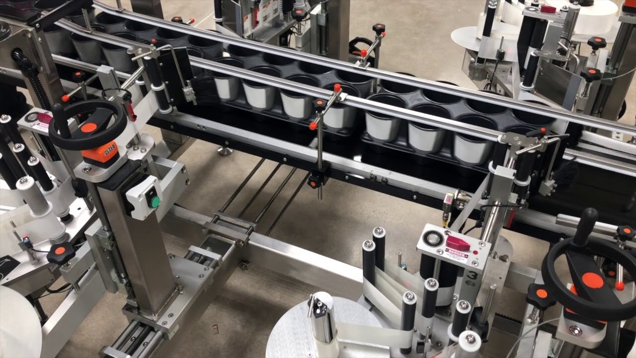 Zero Downtime Front Back Labeling Plastic Planting Containers