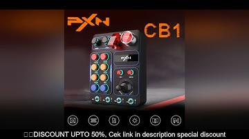 PXN CB1 Simulator Race Central Control Box Multifunctional Keys Control Box RGB For EURO Truck Simul
