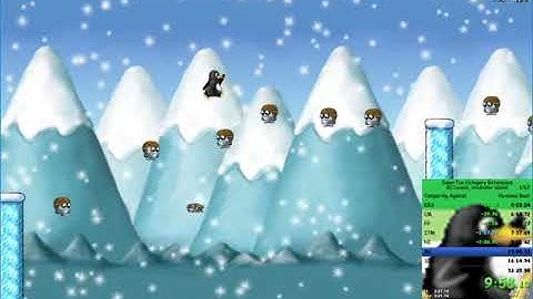 Supertux 0.5.1 "incubator island" All levels speedrun in 38:17