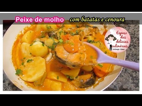 Vídeo: Peixe Com Legumes Em Uma Panela De Batata