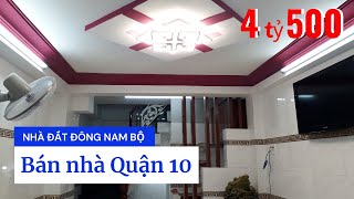 Đã Bán Bán Nhà Quận 10 Dưới 5 Tỷ, Đường 32 Quận 10. Nhà Đẹp 4 Lầu Cách Chợ Nguyễn Tri Phương 150M