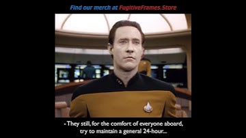 The Enterprise actually has a day/night cycle