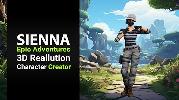 The Digital Adventures of Sienna – 3D Character for Character Creator 4 & Unreal Engine 5