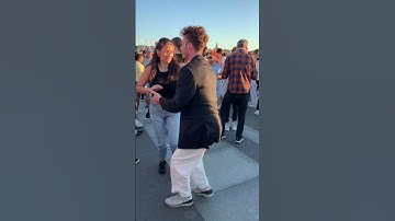 SALSA COUPLE DANCING AT STENPIREN (GÖTEBORG)  #dance #salsatechnique #cubansalsa