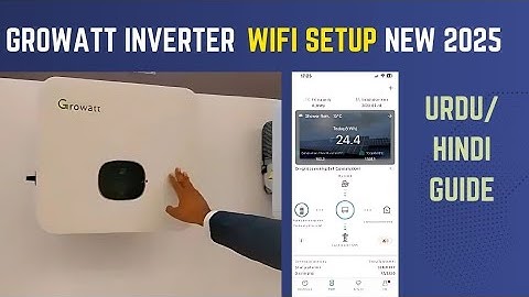 Growatt Inverter WiFi Setup | Shine Phone App Full Guide 2025 (Urdu)