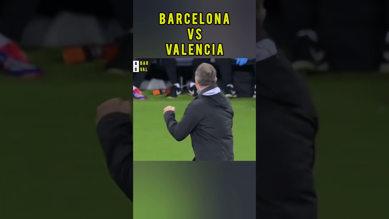 Total domination at Camp Nou! Barcelona crush Valencia 7-1 in goal🔥⚽ #Barcelona #Valencia #LaLiga