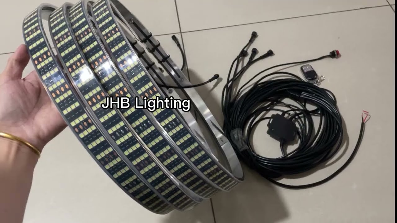 JHB Lights (eBay Store : jhblights) Brightest QUAD ROW Brightest Pure WHITE LED Wheel Rim Lights