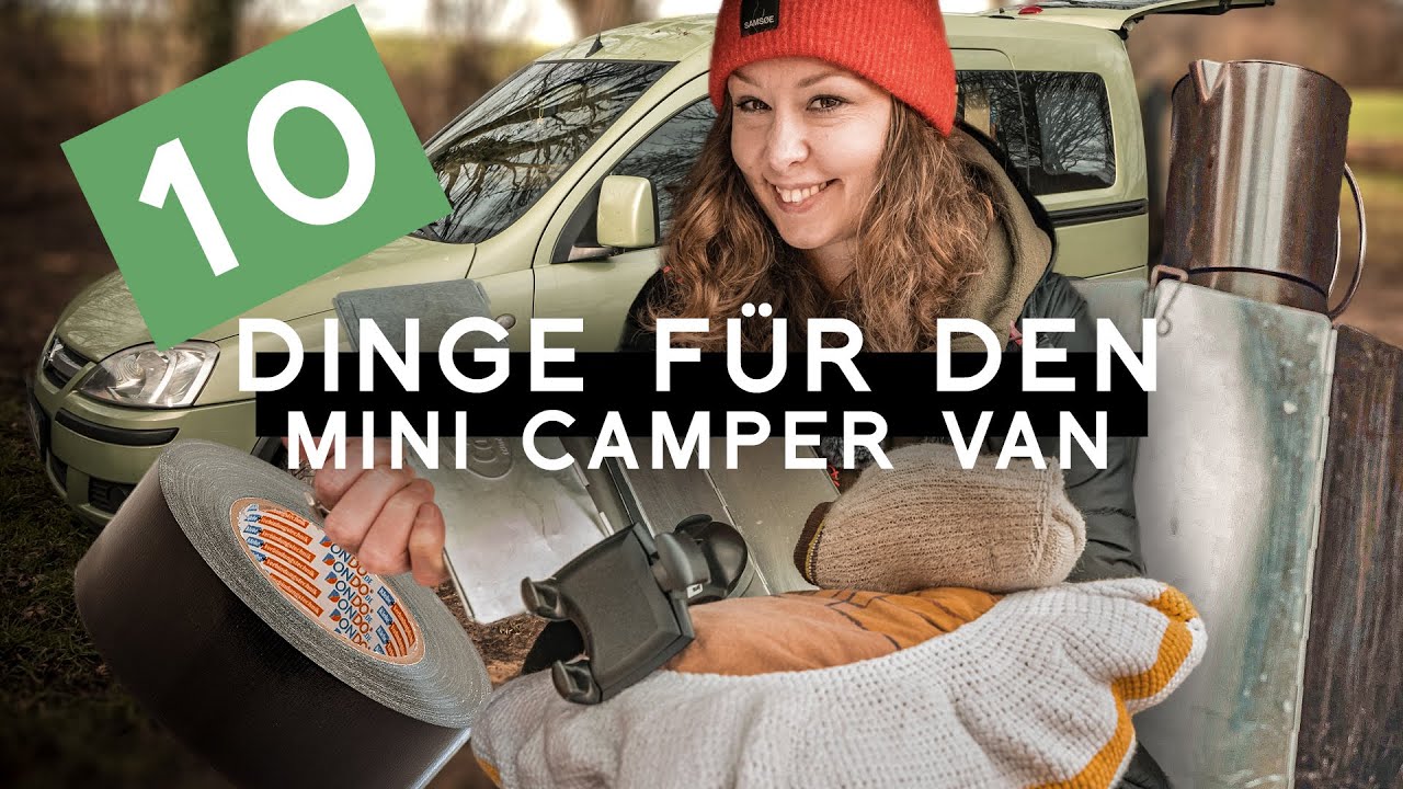 10 Dinge, die ich im Mini Camper Van im Winter immer dabei habe