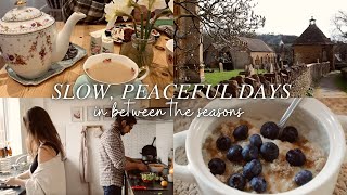 Winter turns to Spring in English Countryside | Healthy recipes & weight loss, slow living vlog