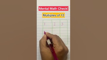 How well do you know multiples of 12? #mathtrick #mathhack mathtutor #mentalmaths #mentalmath