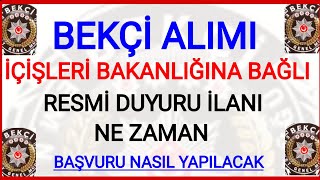 Yeni̇ Alim2021 Emni̇yet Ve Jandarma Bekçi̇ Alimi Ne Zamanbekçi̇ Başvurusu Nasil Yapilir Detaylar