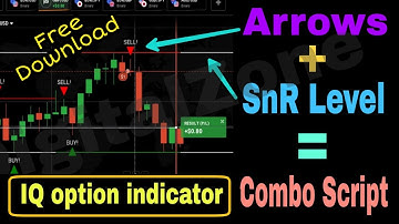 Arrow indication plus SnR level SCRIPT for IQ option