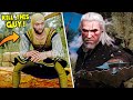 Witcher 3 - Rare Quest Ending in White Orchard (Geralt Slaughters a Liar)