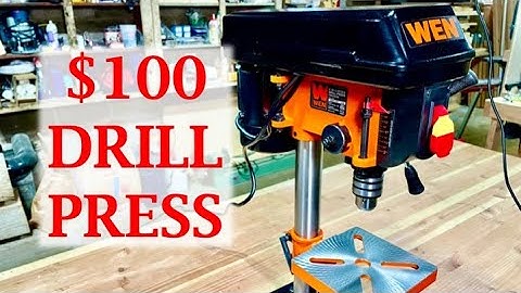 WEN 4208T Drill Press | Unboxing, Setup, & Test
