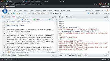 Chapter 12: Remote Database (terminal)