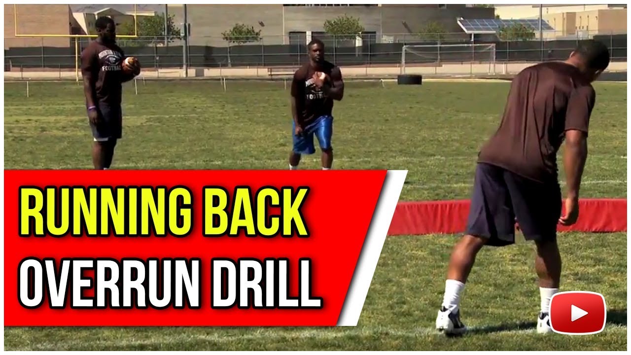 Running Back Skills and Drills  - Overrun Drill featuring Coach Garret Chachere
