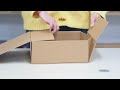 Ecofriendly foldable paper box