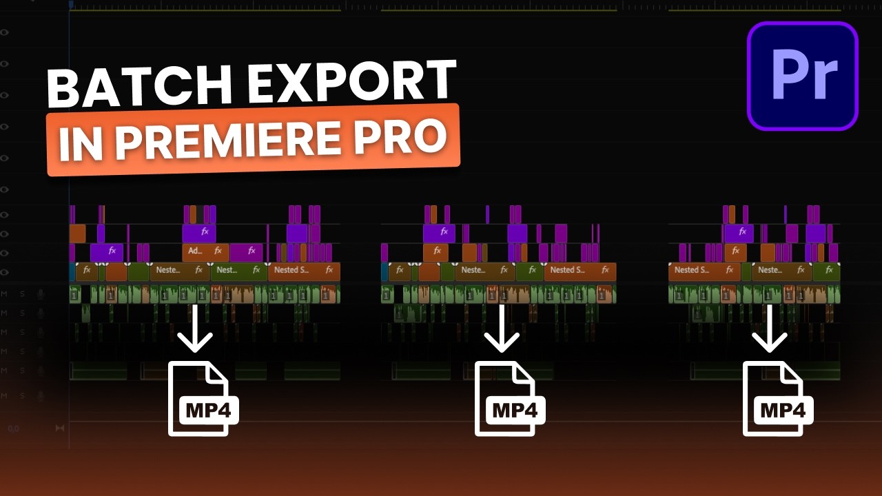 How to export multiple clips at once in Premiere Pro 2026 - YouTube