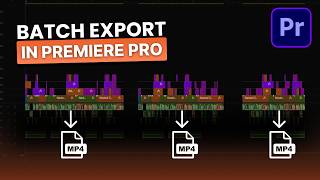 How to export multiple clips at once in Premiere Pro 2026