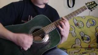 Video thumbnail of "Foo Fighters - Everlong (acoustic guitar cover)"