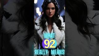 What 92 Really Means 🔥 angel number 92 #shorts #angelnumbers