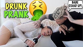 DRUNK GIRLFRIEND PRANK ON BOYFRIEND!!
