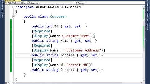 Web API OData Host Mvc Client