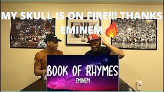 EMINEM - BOOK OF RHYMES (REACTION!!!)