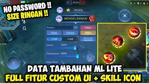 Data Open Custom Ui + Fix Icon Skill Terbaru | Data Tambahan Custom Ui Patch Terbaru