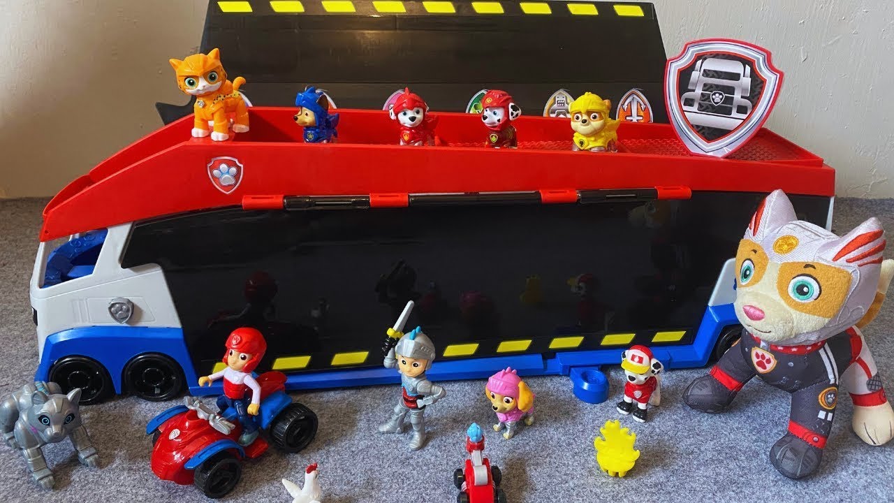 Paw Patrol Toys Unboxing ASMR I Paw Patroller | Big Transport Vehicle | Rescue Wheels