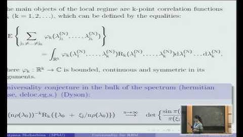 Universality of the local regime for some types of random band matrices - Tatyana Shcherbina
