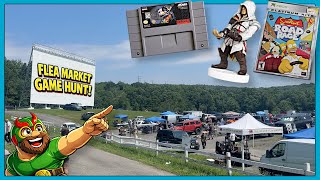 You Don’t See THIS Every Day! CIRCLE DRIVE-IN GAME HUNT! || Flea Market Retro Game Hunting screenshot 1
