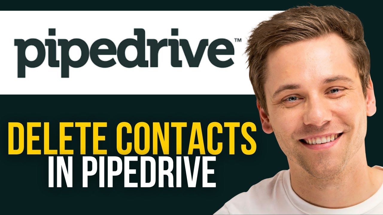 How to Delete Contacts in Pipedrive - YouTube
