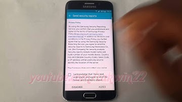 Android Lollipop : How to Enable or disable Send security reports on Samsung Galaxy S6