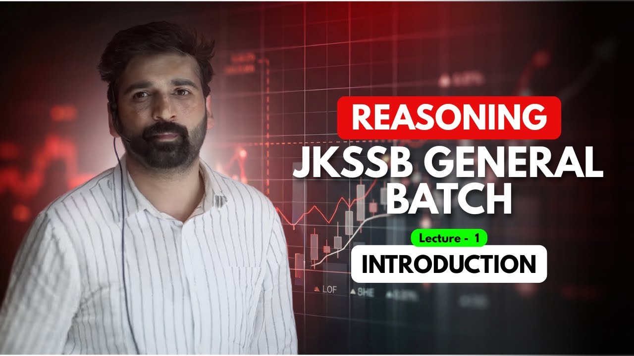 New Batch GENERAL JKSSB | Number Series - Reasoning |Lecture 1