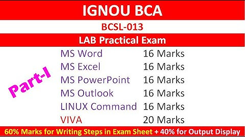 #BCSL-013 Solved Question Paper BCSL 013 Question Paper BCSL-013 Computer Basics and Pc Software Lab