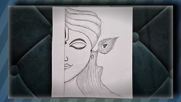 How to make easy krishna drawing  l krishna bhagwan drawing| Krishna Drawing Kaise Banaen #art