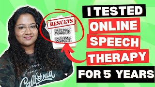 Does Online Speech Therapy REALLY Work? My 5-Year Experience REVEALED!!